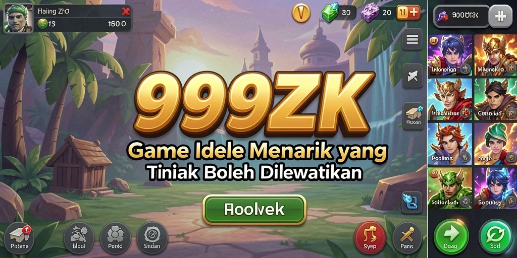 Tampilan gameplay 999ZK yang seru dan interaktif.
