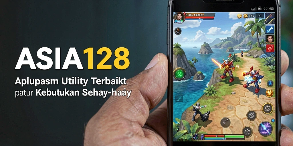 Tangkapan layar utama ASIA128 menampilkan fitur Utility yang bermanfaat.