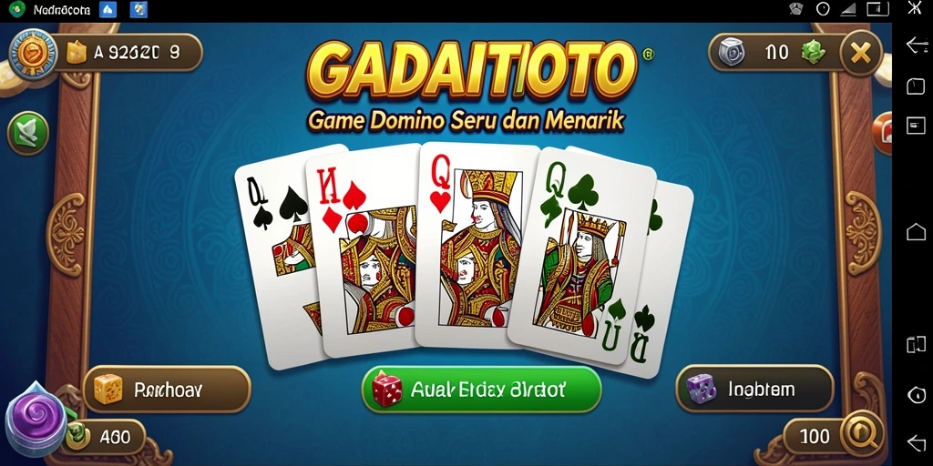 Tampilan menarik dari gameplay GADAITOTO yang mendebarkan.