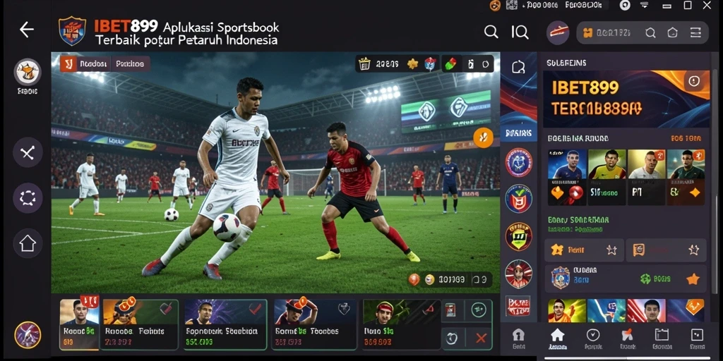 Tampilan gameplay menarik pada aplikasi IBET899 untuk taruhan olahraga.