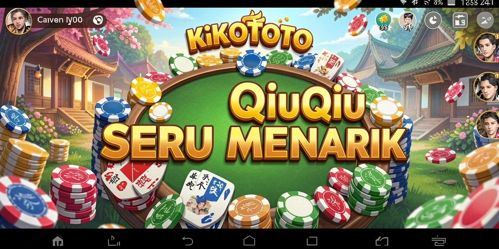 Tampilan gameplay seru QiuQiu di KIKOTOTO.