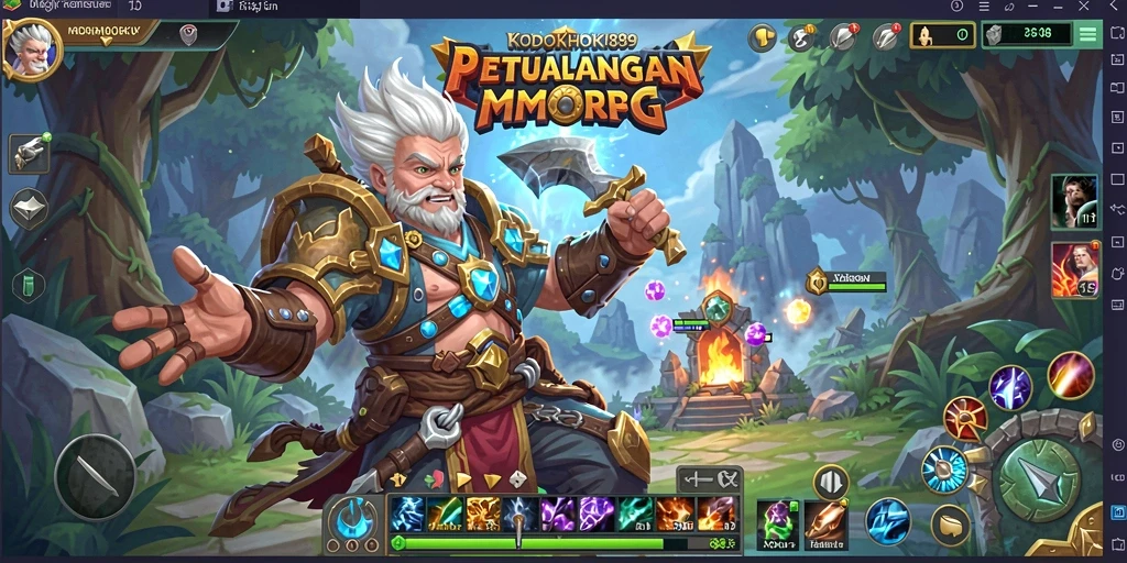 Tampilan gameplay KODOKHOKI889 yang menakjubkan dalam dunia MMORPG.