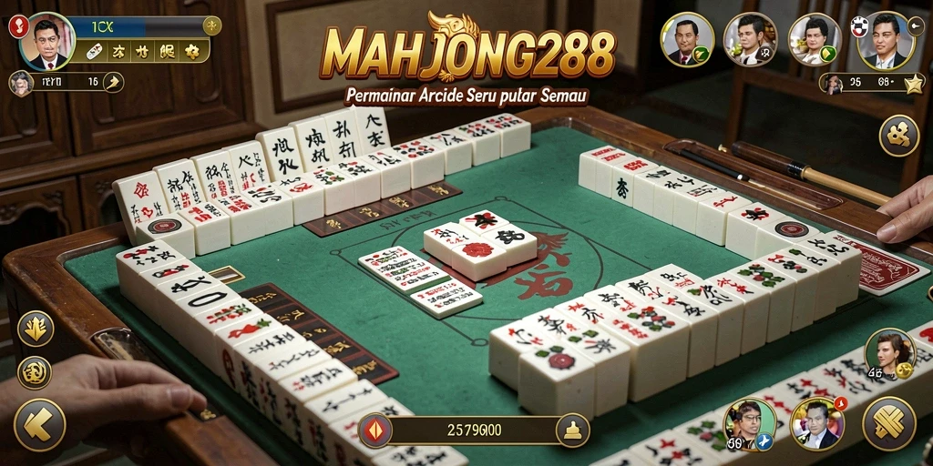 Tampilan gameplay menarik dari MAHJONG288 yang menggugah semangat bermain.
