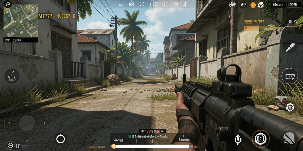 Tampilan gameplay MT777 yang mengesankan dan realistis dalam simulasi.