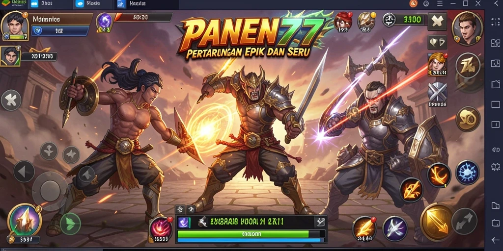 Tangkapan layar PANEN77 menampilkan aksi pertarungan yang intens dan menarik.