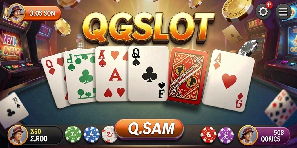 Tampilan screenshot QQSLOT menampilkan gameplay seru permainan Domino.