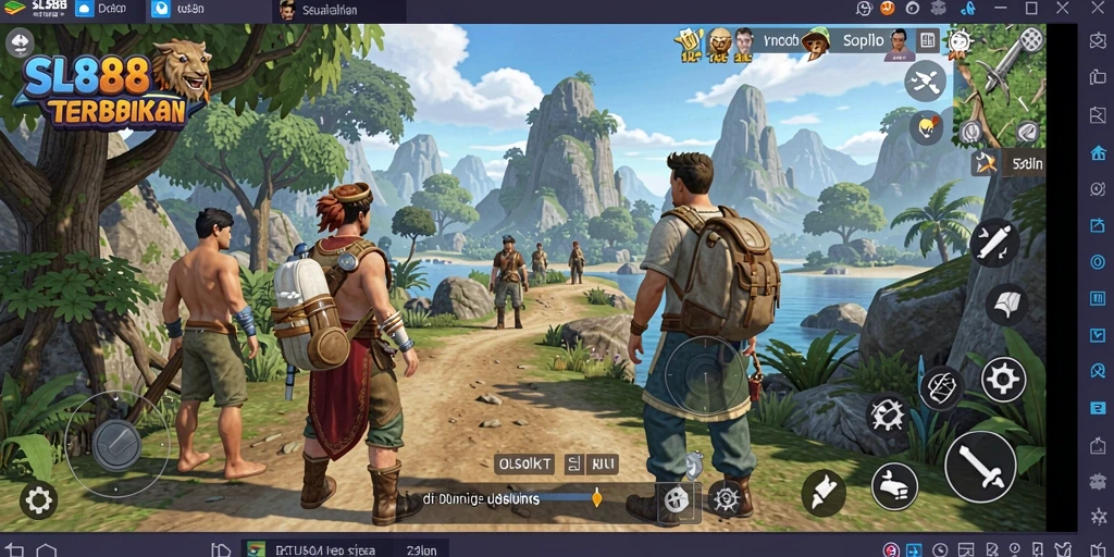 Tampilan gameplay SL888 yang menakjubkan dalam dunia Open World.
