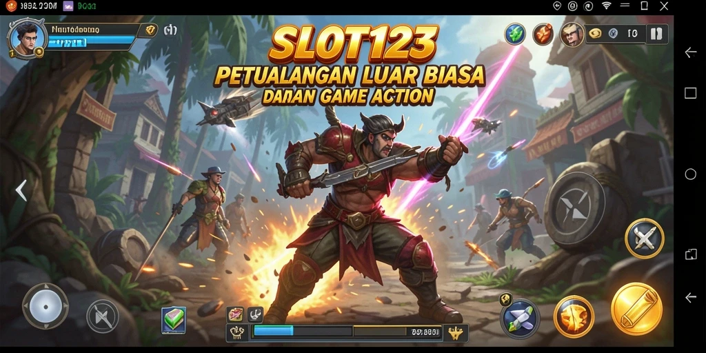 Tampilan gameplay seru dan menantang dari SLOT123.