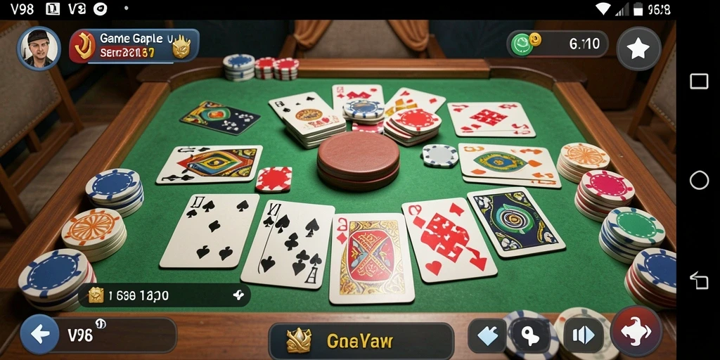 Tampilan gameplay Gaple yang seru dan interaktif.